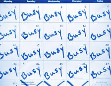 busy calendar